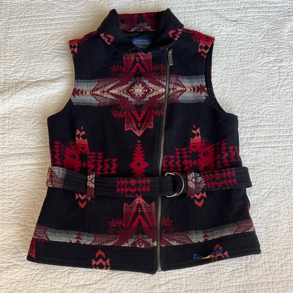 Pendleton Wool Vest - Size Medium